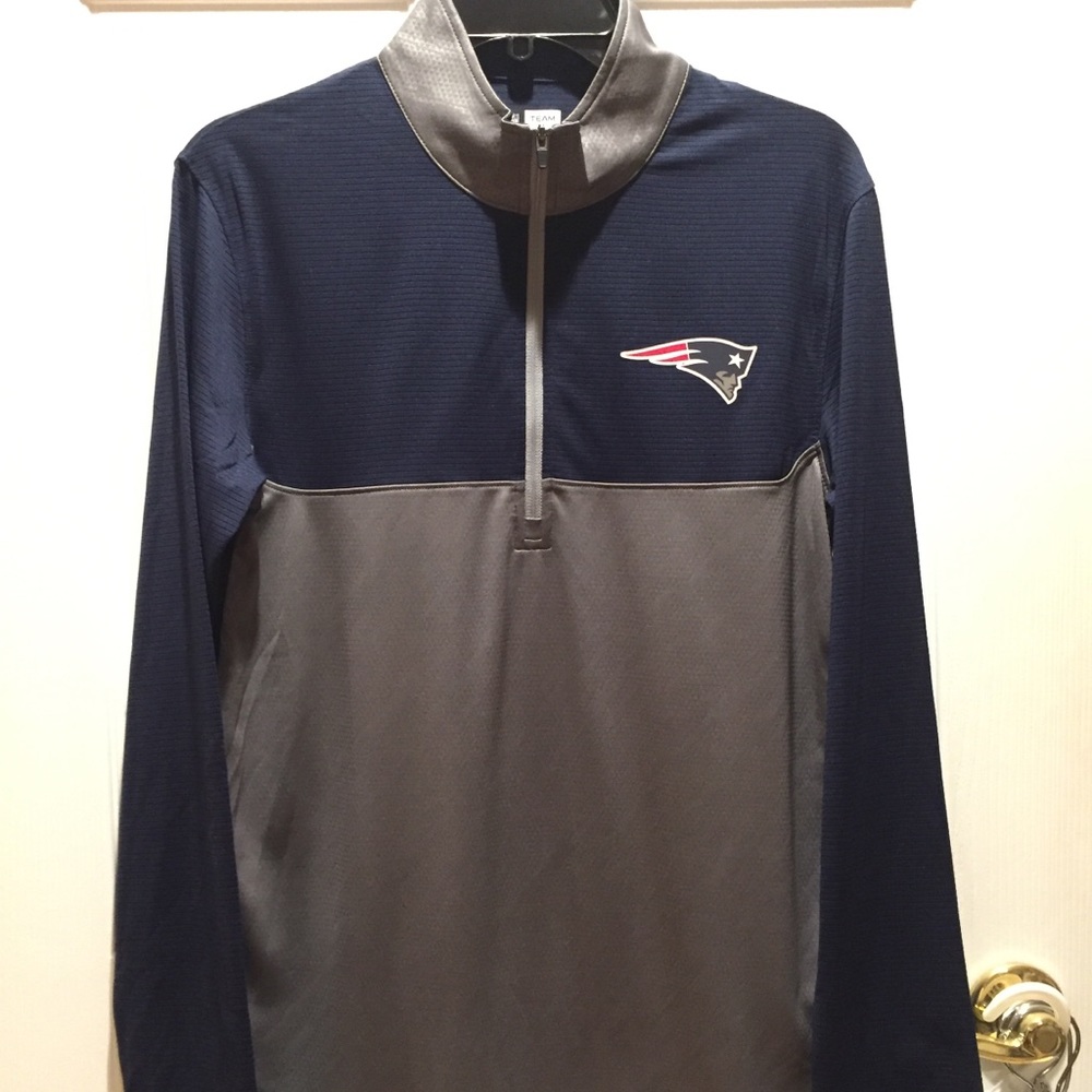 Patriots 1/4 zip active top - Picture 1 of 4